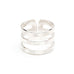 Bague Enzo Argent Martelée Ajustable Bagues Monsieur Simone