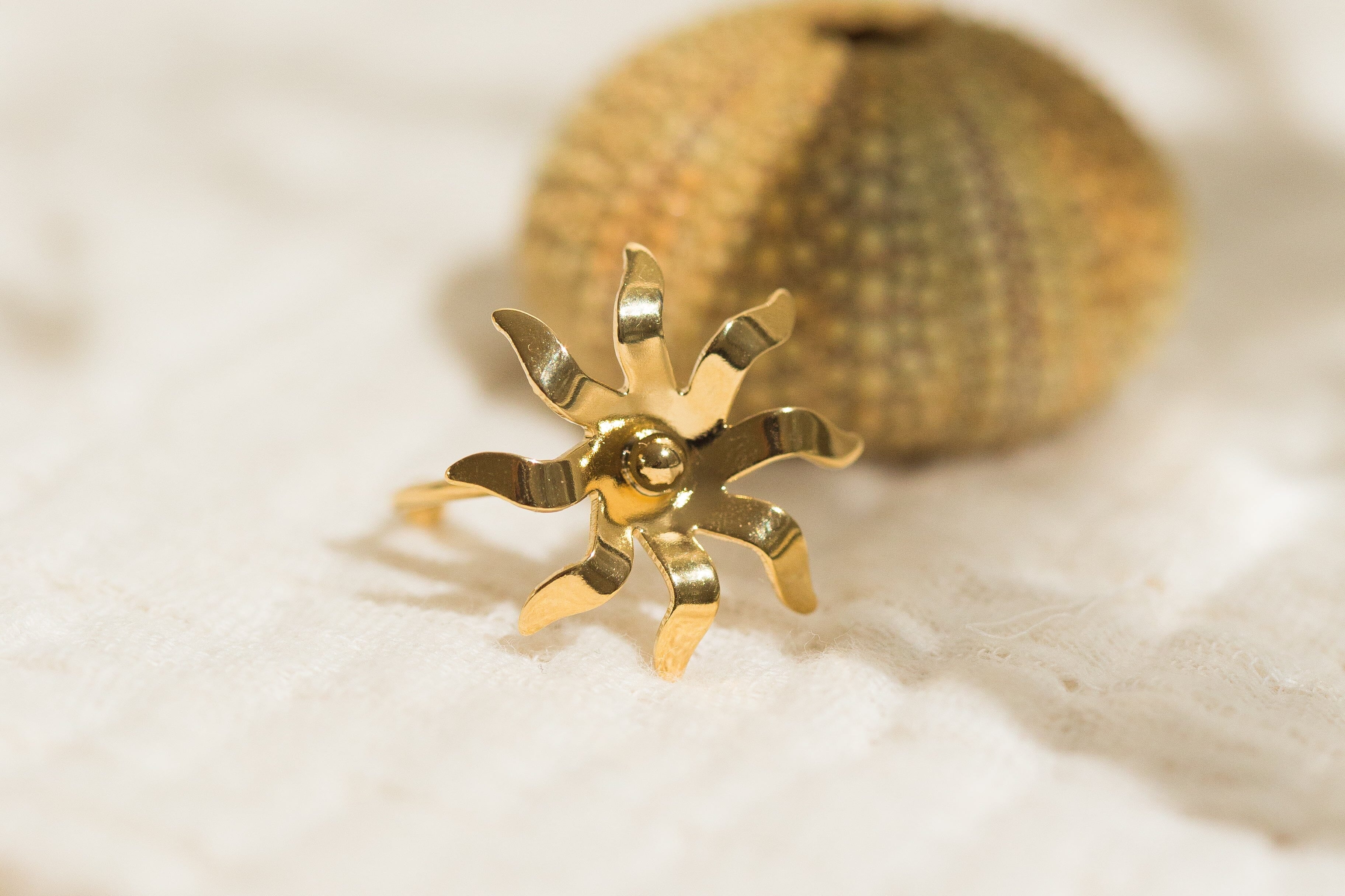 Bague Éos Or Soleil Ajustable Bagues Monsieur Simone
