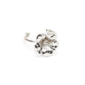 Bague Gaïa Argent Fleur Ajustable Bagues Monsieur Simone