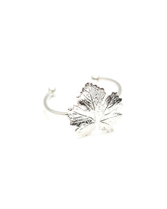 Bague Héra Argent Feuille Ajustable Bagues Monsieur Simone