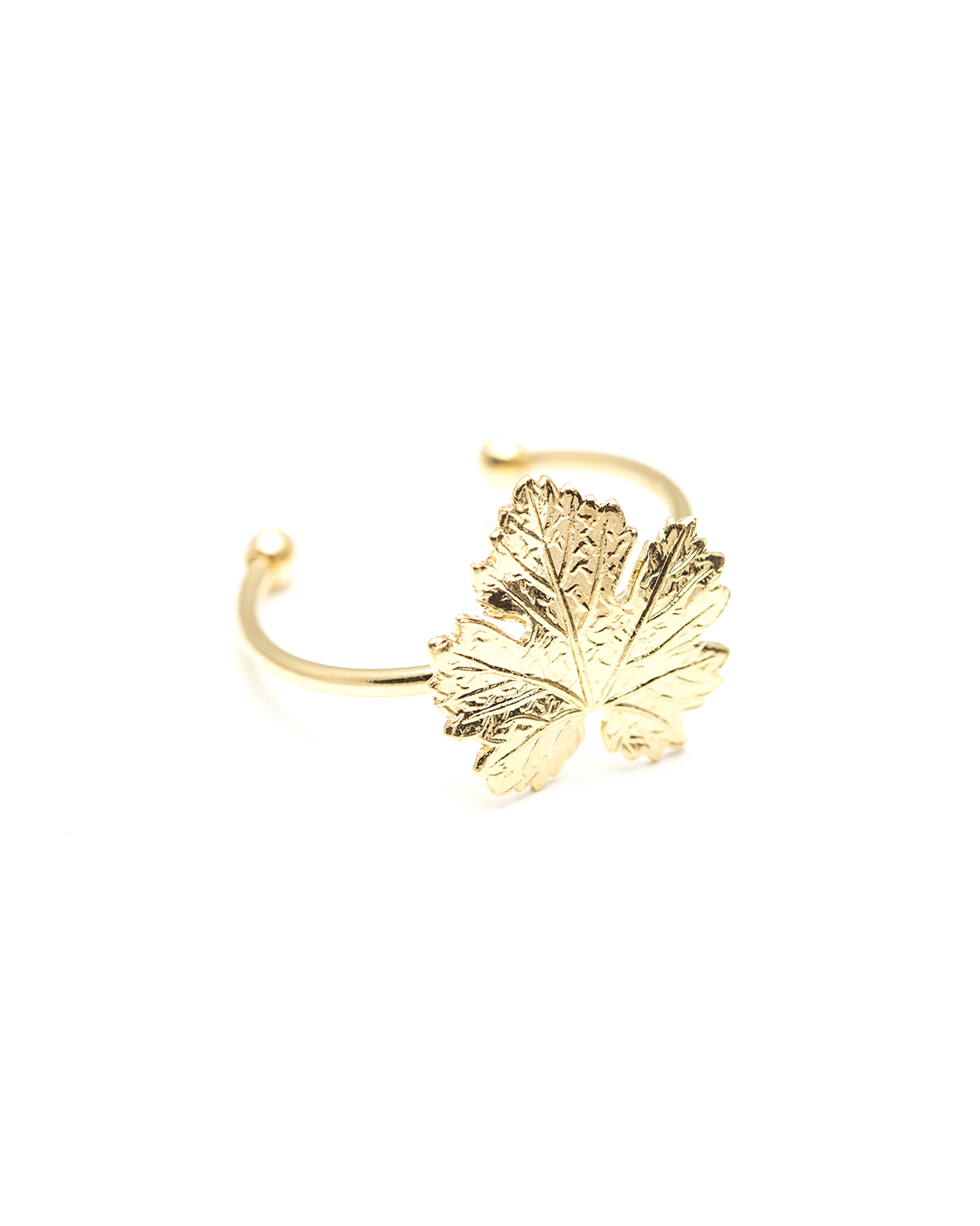 Bague Héra Or Feuille Ajustable Bagues Monsieur Simone