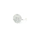 Bague Hestia Argent Rond Martelé Ajustable Bagues Monsieur Simone