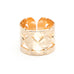 Bague Lou Or Martelée Ajustable Bagues Monsieur Simone