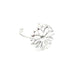 Bague Maïa Argent Fleur Ajustable Bagues Monsieur Simone