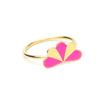 Bague Milo Or Rose Paon Rayures Bagues Monsieur Simone