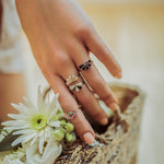Bague Milo Or Rose Paon Rayures Bagues Monsieur Simone