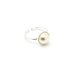 Bague Nélya Argent Perle Ajustable Bagues Monsieur Simone