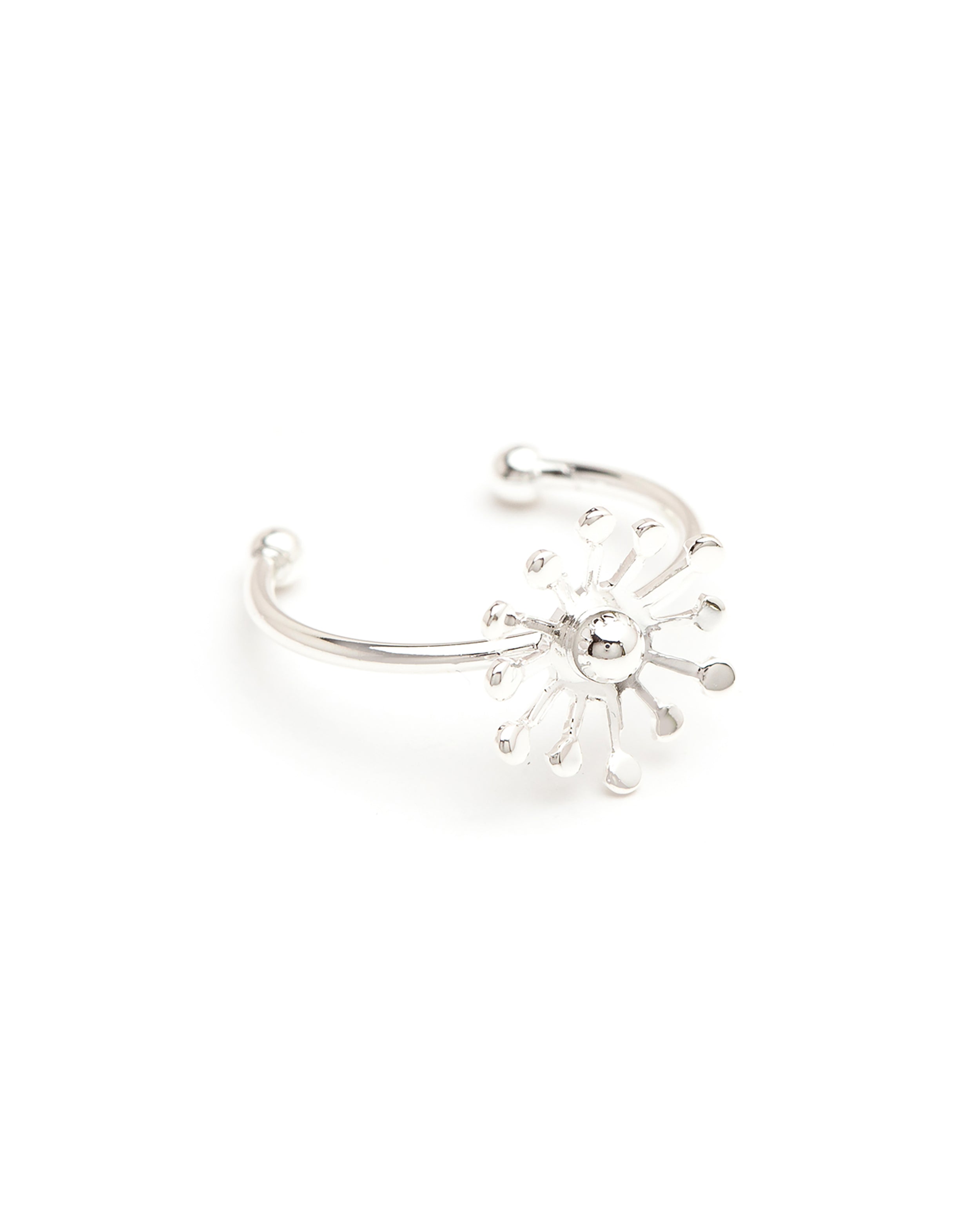 Bague Rhéa Argent Flocon Ajustable Bagues Monsieur Simone