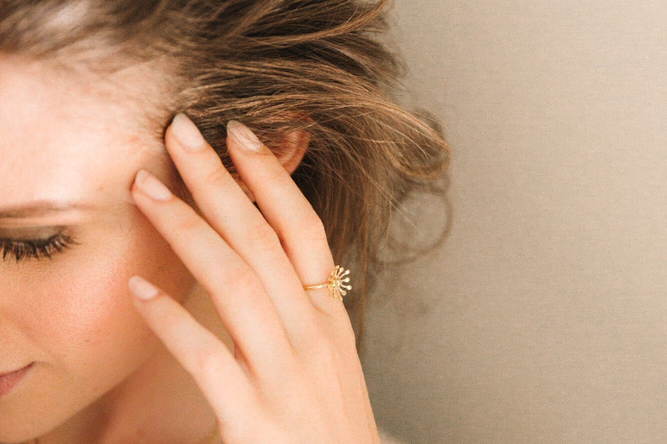 Bague Rhéa Or Flocon Ajustable Bagues Monsieur Simone