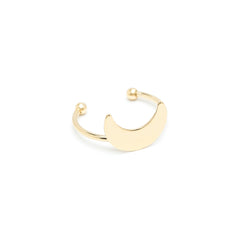 Bague Séléné Or Lune Ajustable Bagues Monsieur Simone