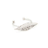 Bague Thalie Argent Feuille Ajustable Bagues Monsieur Simone