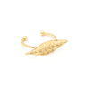Bague Thalie Or Feuille Ajustable Bagues Monsieur Simone
