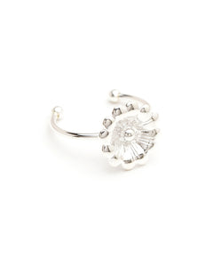 Bague Théia Argent Fleur Ajustable Bagues Monsieur Simone