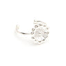 Bague Théia Argent Fleur Ajustable Bagues Monsieur Simone