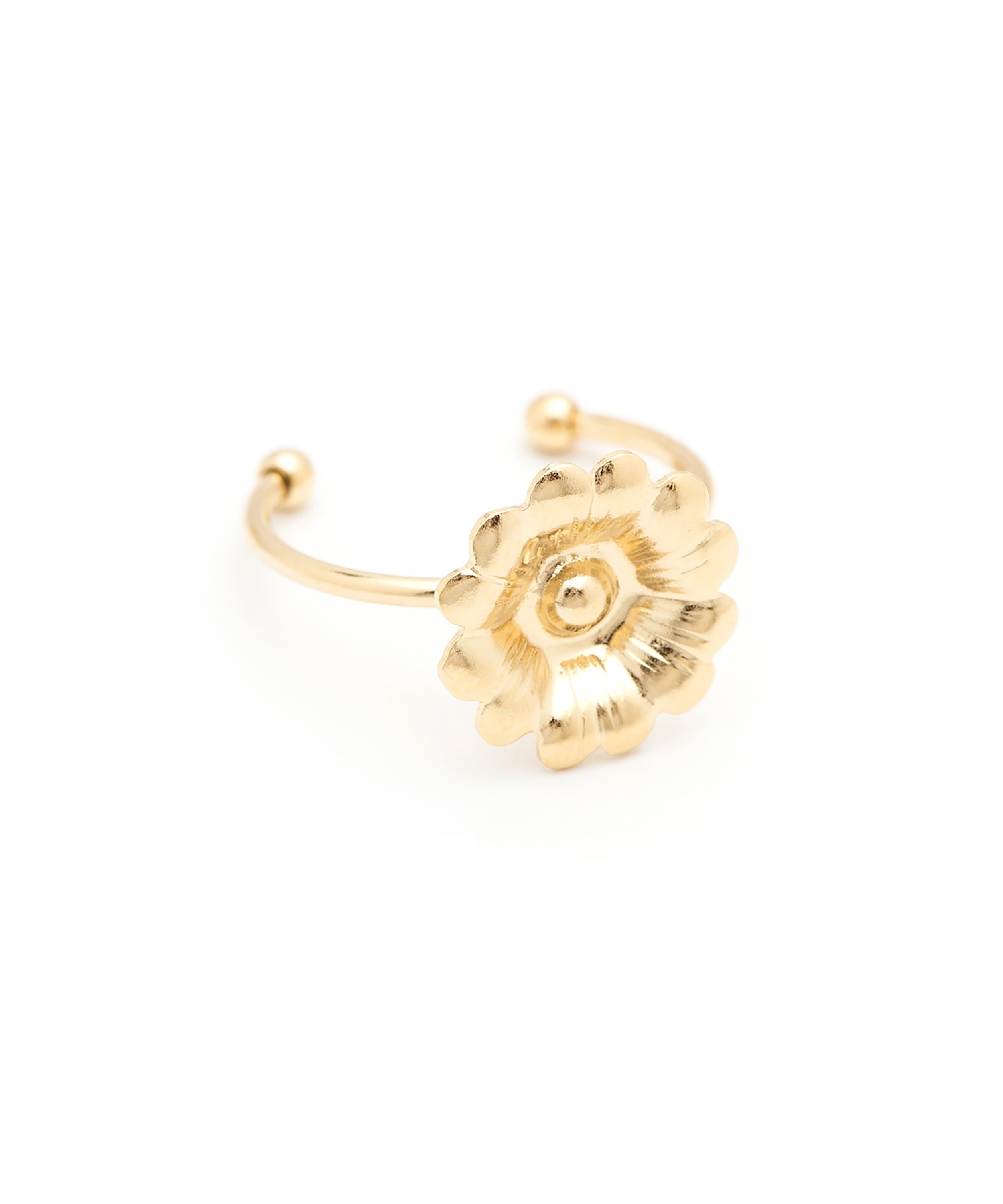 Bague Théia Or Fleur Ajustable Bagues Monsieur Simone