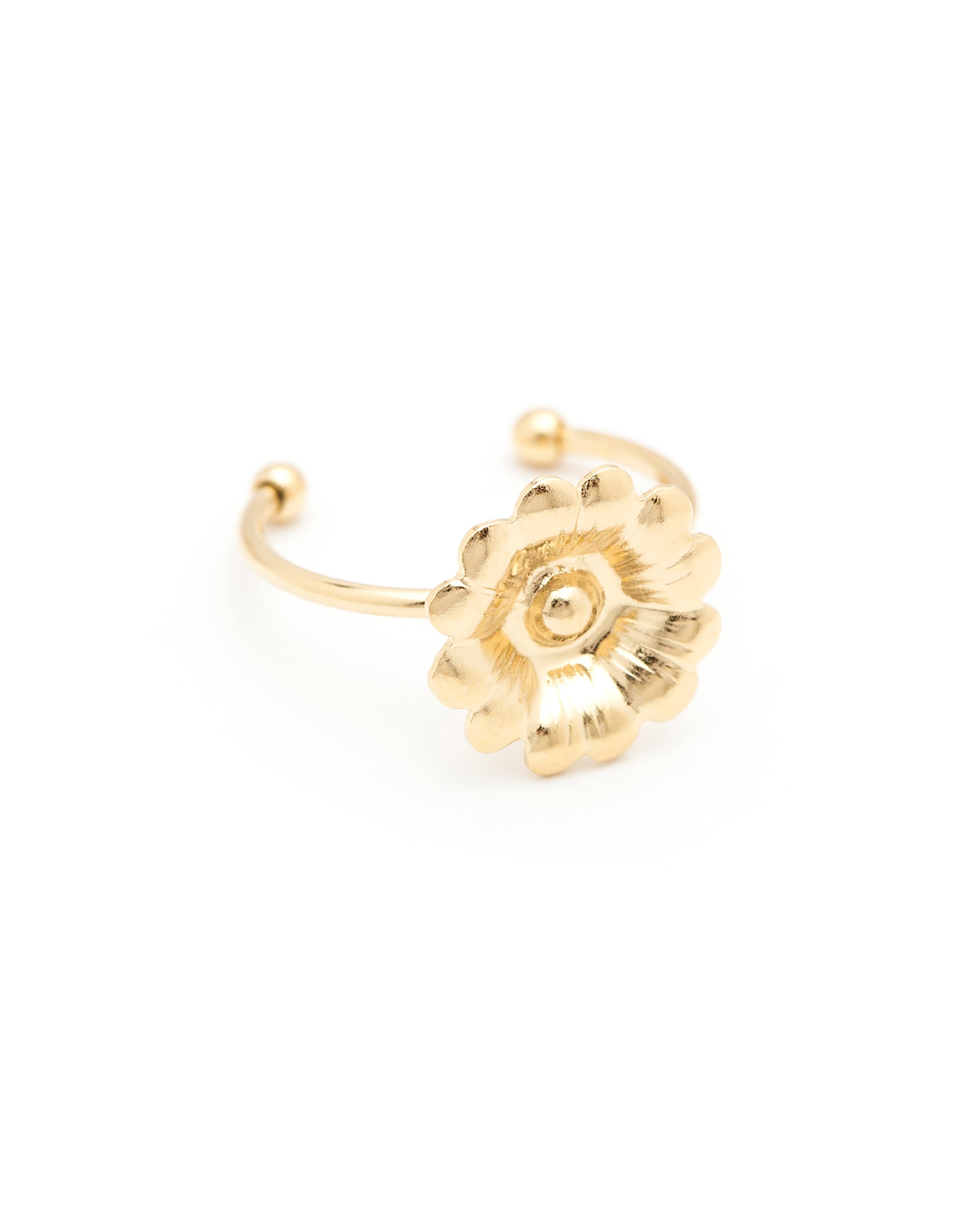 Bague Théia Or Fleur Ajustable Bagues Monsieur Simone