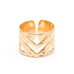 Bague Zak Or Martelée Ajustable Bagues Monsieur Simone