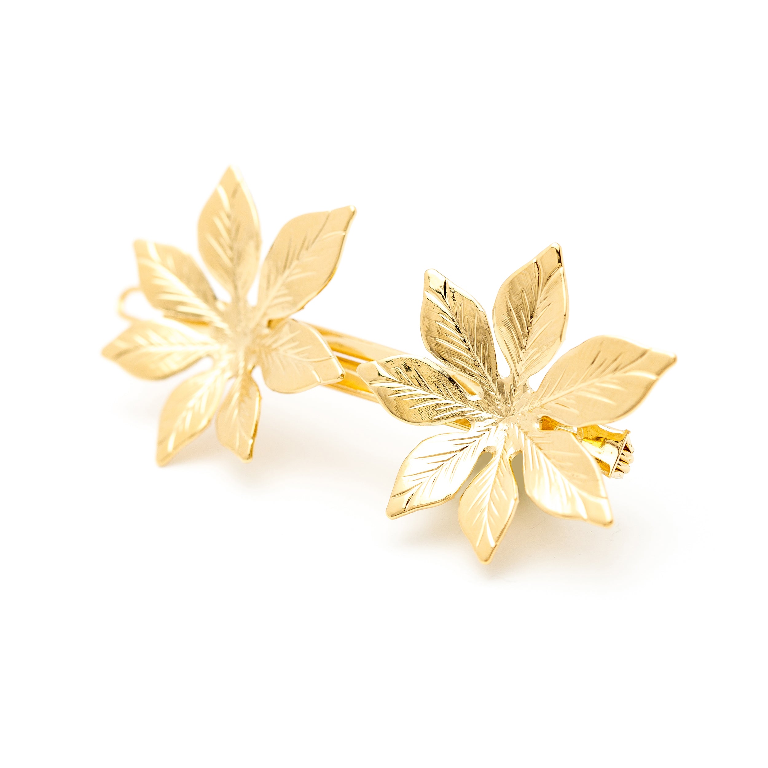 Barrette Chloris Or Fleurs Accessoires Monsieur Simone
