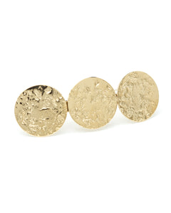 Barrette Hestia Or Ronds Martelés Accessoires Monsieur Simone