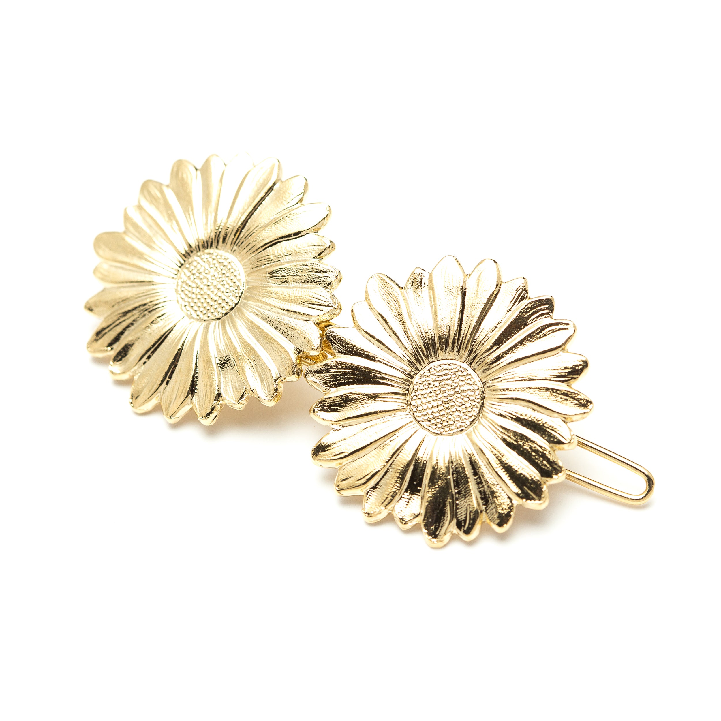 Barrette Maïa Or Fleurs Accessoires Monsieur Simone