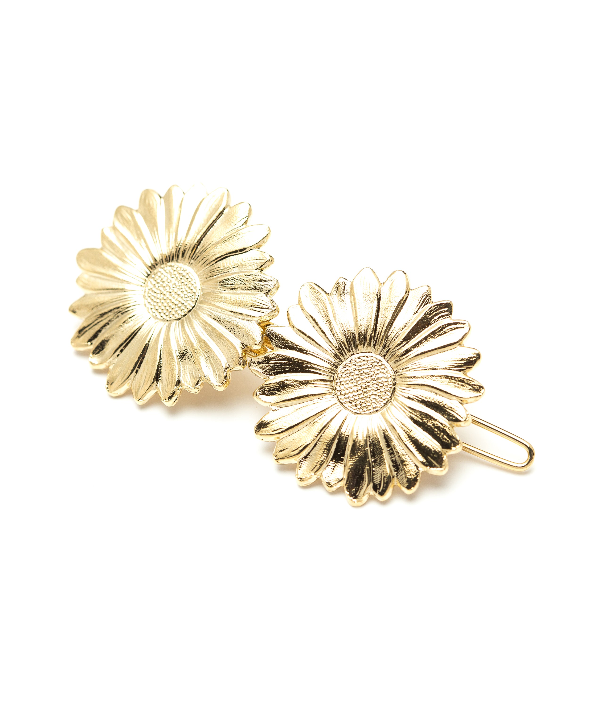 Barrette Maïa Or Fleurs Accessoires Monsieur Simone