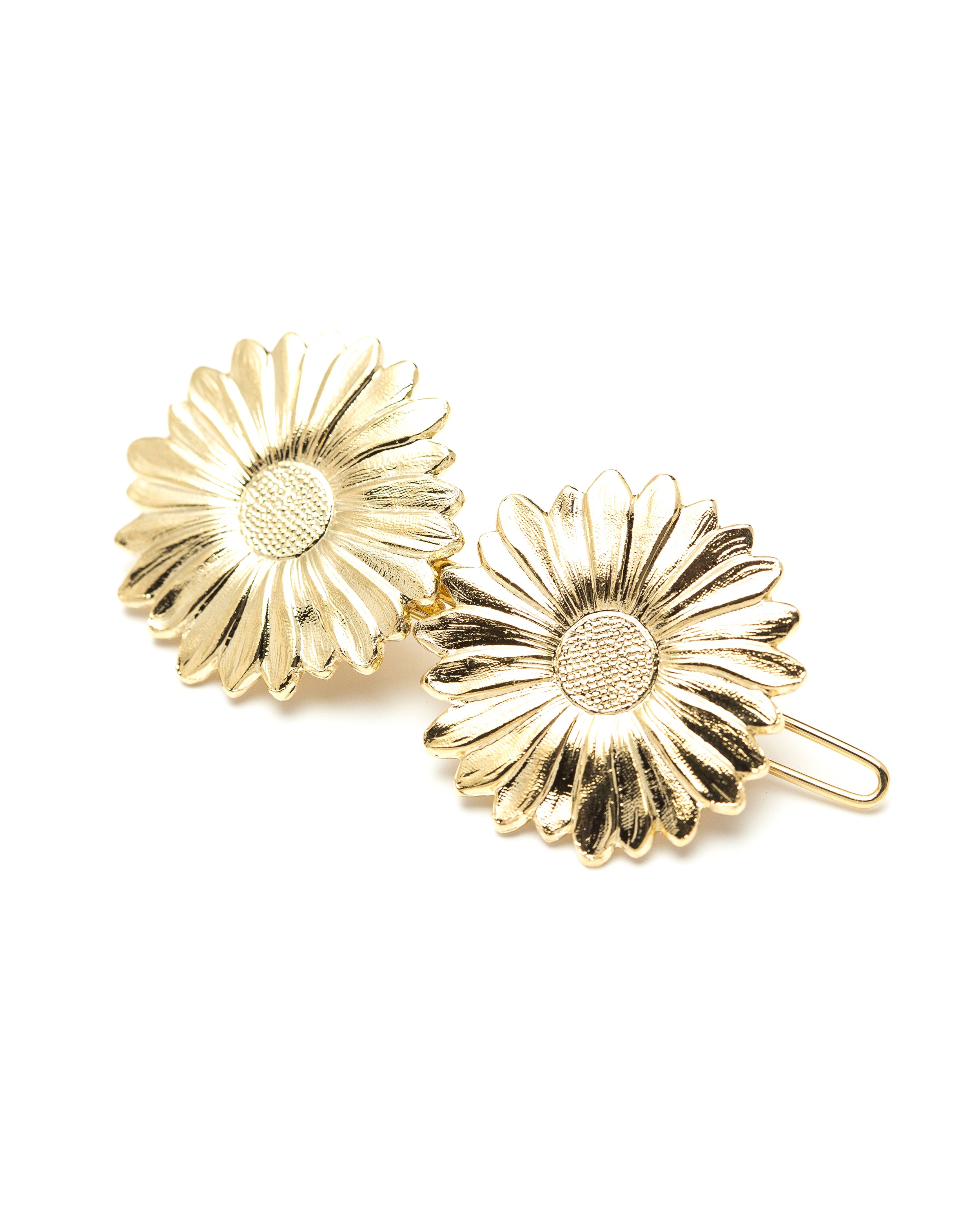Barrette Maïa Or Fleurs Accessoires Monsieur Simone