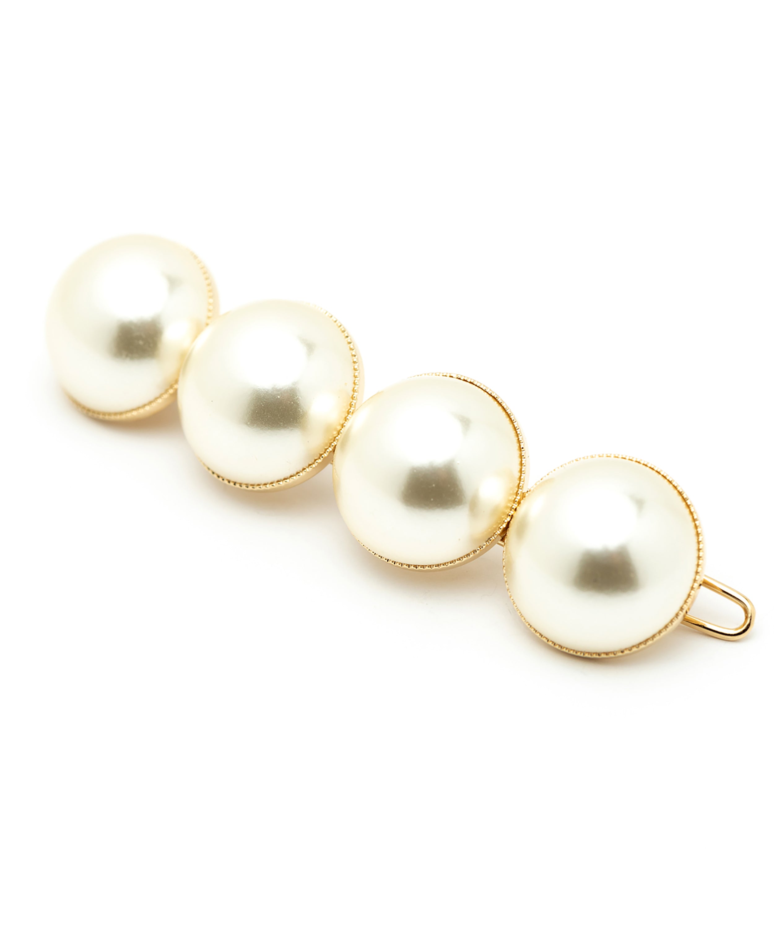 Barrette Nélya Or Perles Accessoires Monsieur Simone