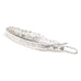 Barrette Phébé Argent Plume Accessoires Monsieur Simone