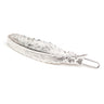Barrette Phébé Argent Plume Accessoires Monsieur Simone