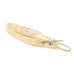 Barrette Phébé Or Plume Accessoires Monsieur Simone
