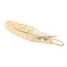 Barrette Phébé Or Plume Accessoires Monsieur Simone