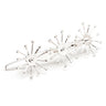 Barrette Rhéa Argent Flocons Accessoires Monsieur Simone