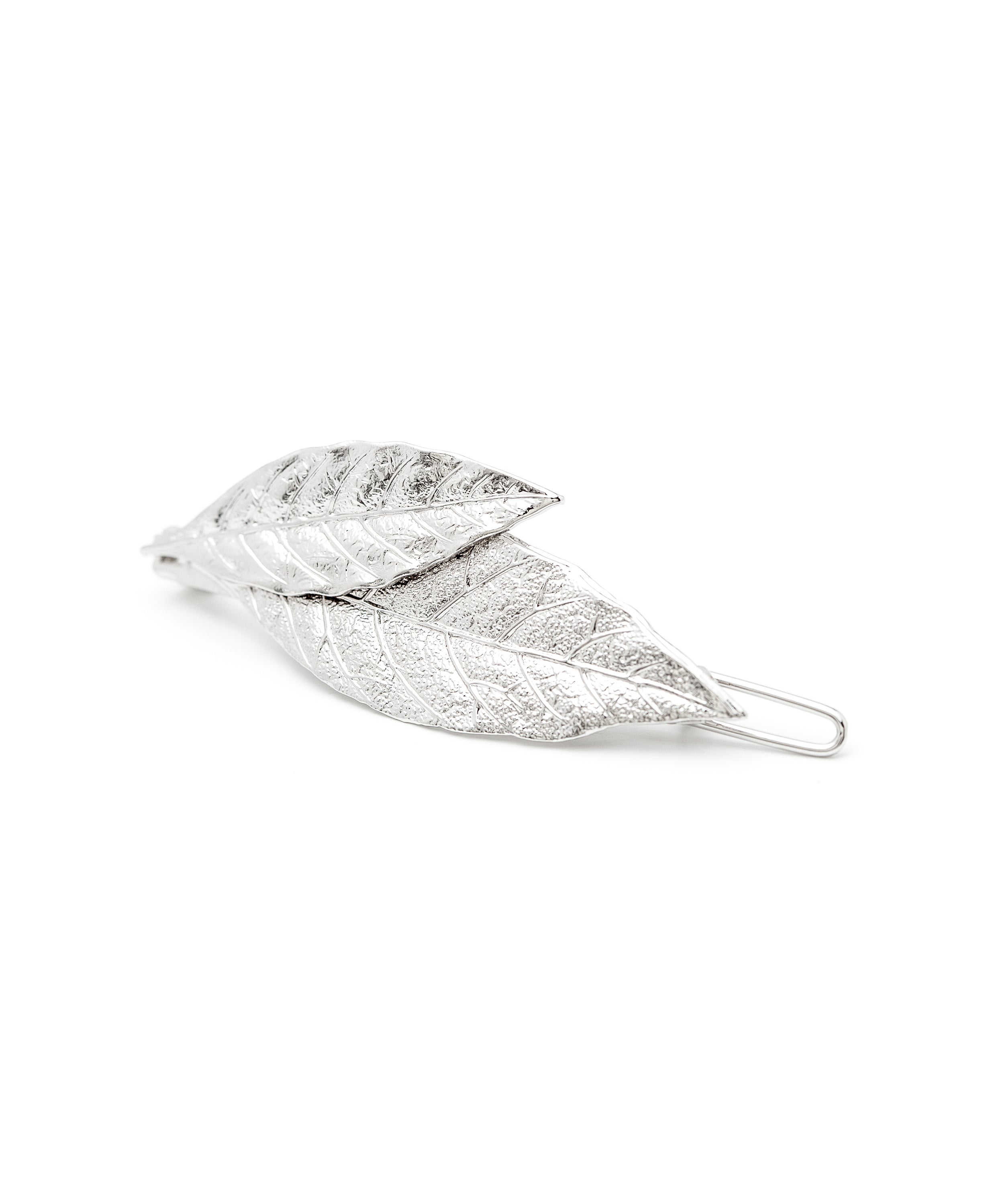 Barrette Thalie Argent Feuilles Accessoires Monsieur Simone