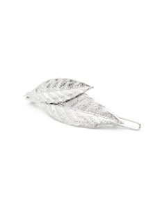 Barrette Thalie Argent Feuilles Accessoires Monsieur Simone