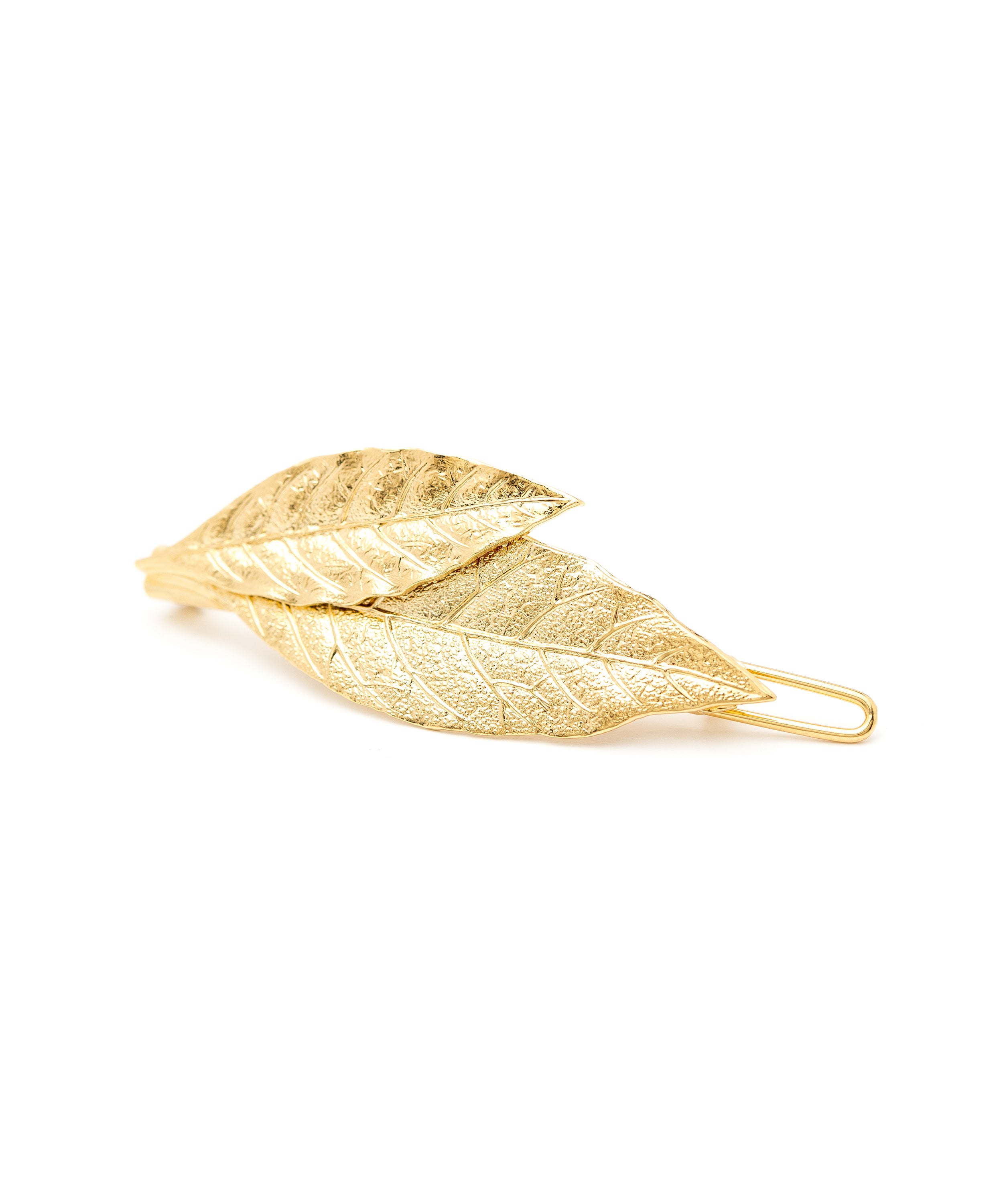 Barrette Thalie Or Feuilles Accessoires Monsieur Simone
