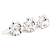 Barrette Théia Argent Fleurs Accessoires Monsieur Simone