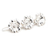 Barrette Théia Argent Fleurs Accessoires Monsieur Simone