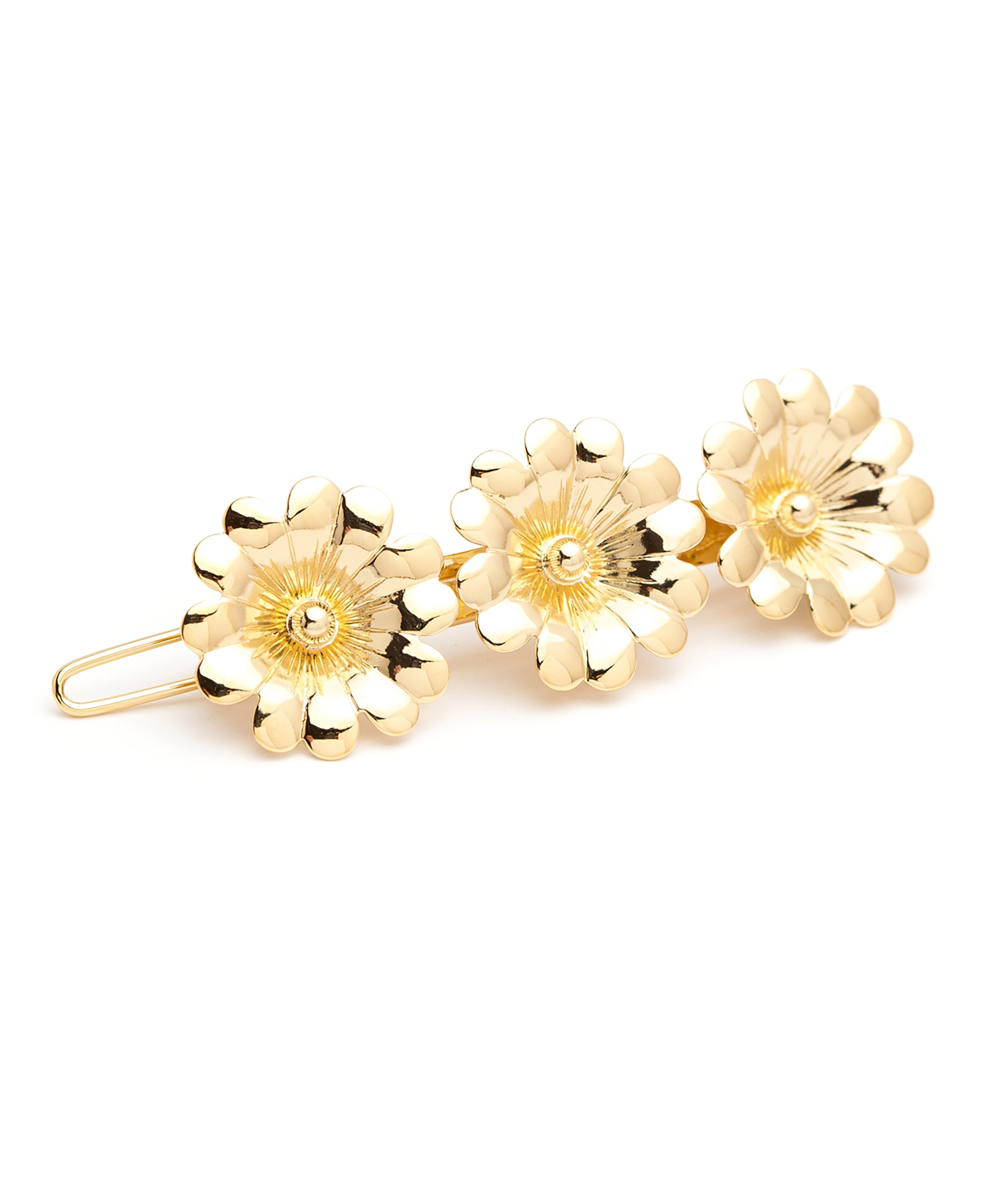 Barrette Théia Or Fleurs Accessoires Monsieur Simone