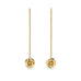 Boucles d'Oreilles Pendantes Aglaé Or Fleurs Boucles d'Oreilles Monsieur Simone
