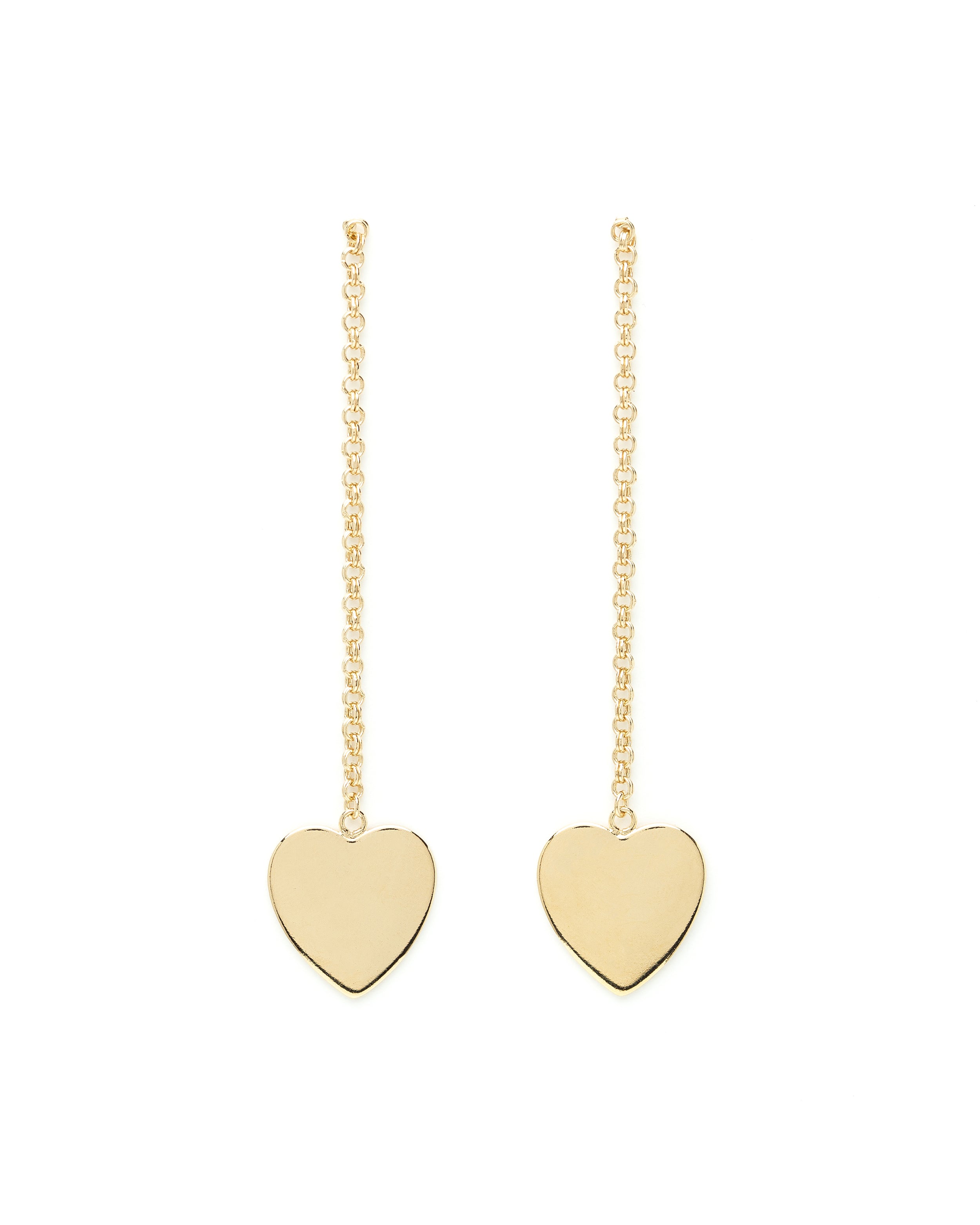 Boucles d'Oreilles Pendantes Aphrodite Or Coeur Boucles d'Oreilles Monsieur Simone