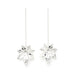 Boucles d'Oreilles Pendantes Chloris Argent Fleurs Boucles d'Oreilles Monsieur Simone