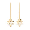 Boucles d'Oreilles Pendantes Chloris Or Fleurs Boucles d'Oreilles Monsieur Simone