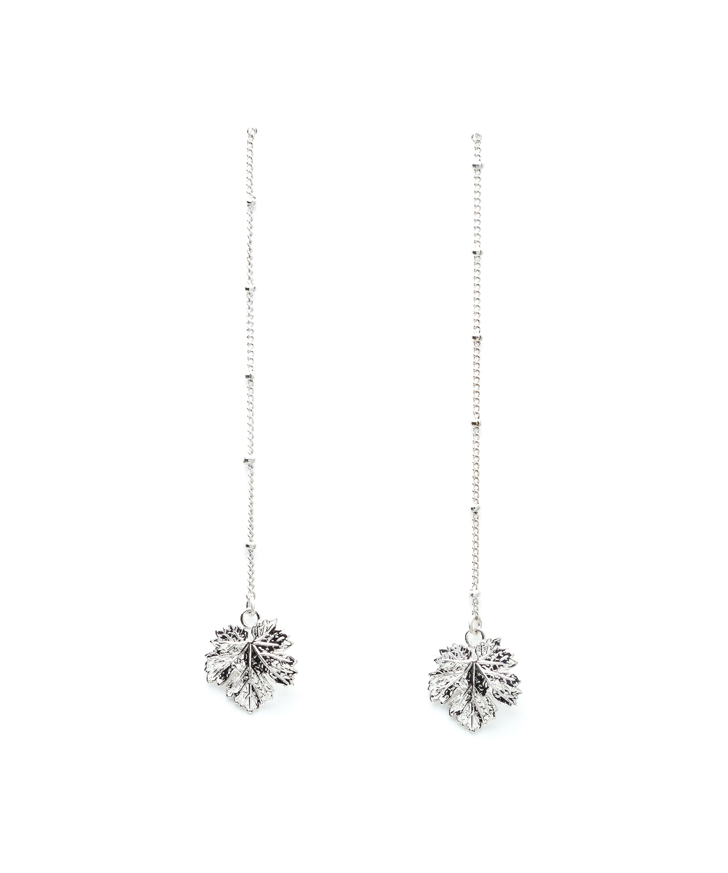 Boucles d'Oreilles Pendantes Héra Argent Feuilles Boucles d'Oreilles Monsieur Simone