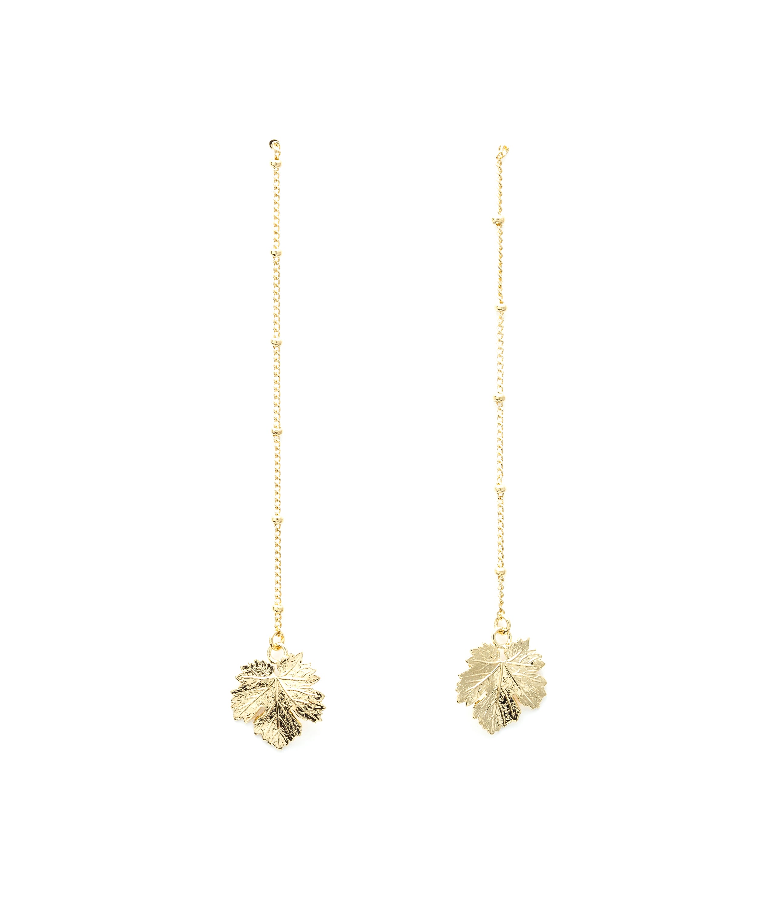Boucles d'Oreilles Pendantes Héra Or Feuilles Boucles d'Oreilles Monsieur Simone