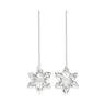 Boucles d'Oreilles Pendantes Hespéris Argent Fleurs Boucles d'Oreilles Monsieur Simone