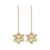 Boucles d'Oreilles Pendantes Hespéris Or Fleurs Boucles d'Oreilles Monsieur Simone