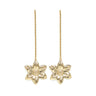 Boucles d'Oreilles Pendantes Hespéris Or Fleurs Boucles d'Oreilles Monsieur Simone