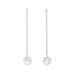 Boucles d'Oreilles Pendantes Hestia Argent Ronds Martelés Boucles d'Oreilles Monsieur Simone