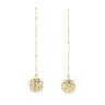 Boucles d'Oreilles Pendantes Maïa Or Fleurs Boucles d'Oreilles Monsieur Simone