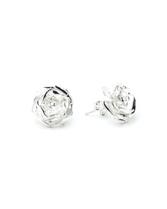 Boucles d'Oreilles Puces Aglaé Argent Fleurs Boucles d'Oreilles Monsieur Simone